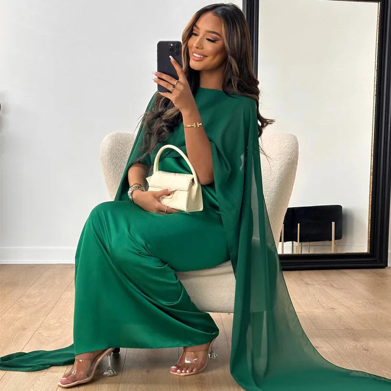 Dulcira | Long Women's Dresses Made Of Satin