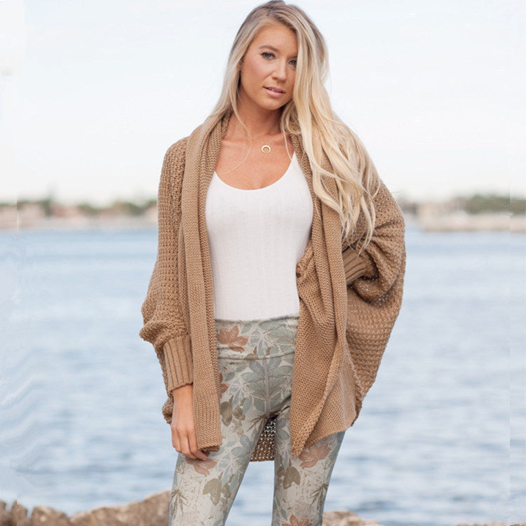 Dulcira | Ladies cozy cardigan with hood and open sides