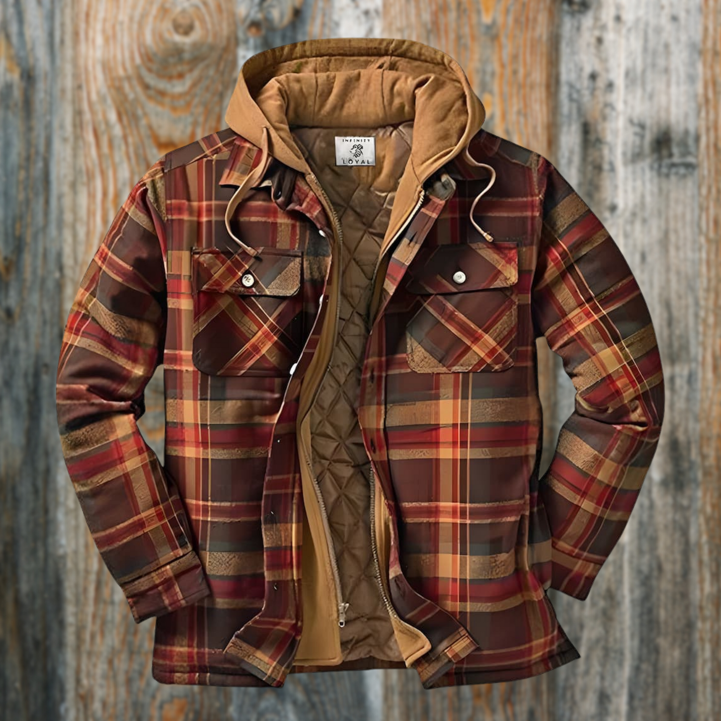 Dulcira | Padded Lumberjack Jacket