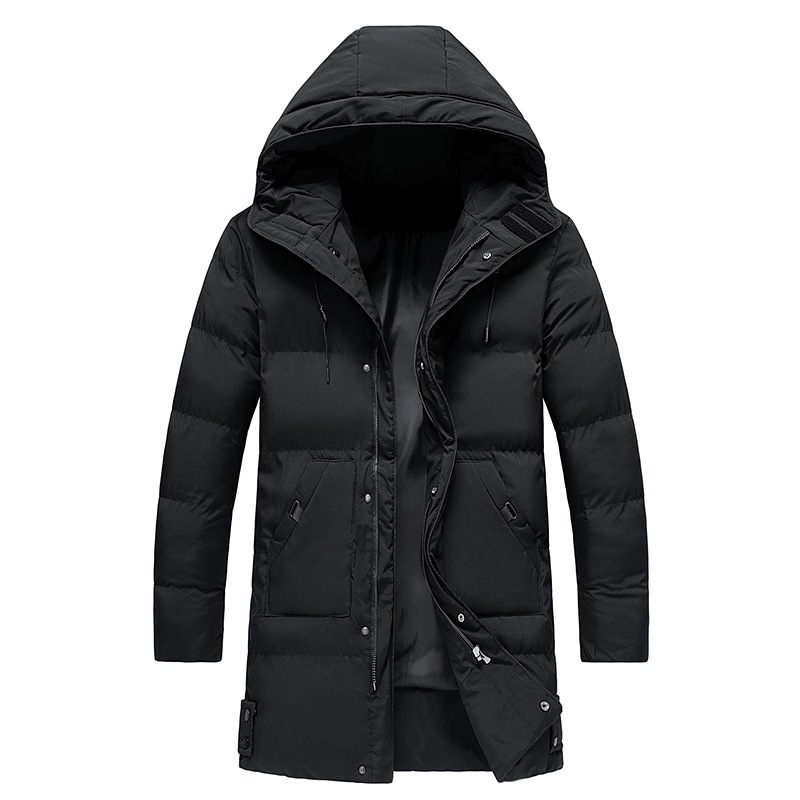 Dulcira | Men's Puffer Winter Jacket - Hooded Long Design