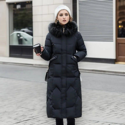 Dulcira | Long Padded Jacket with Hood