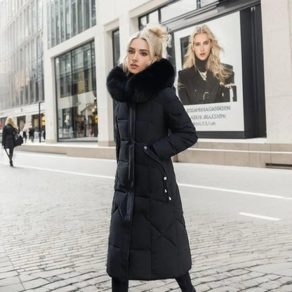 Dulcira | Long Padded Jacket with Hood