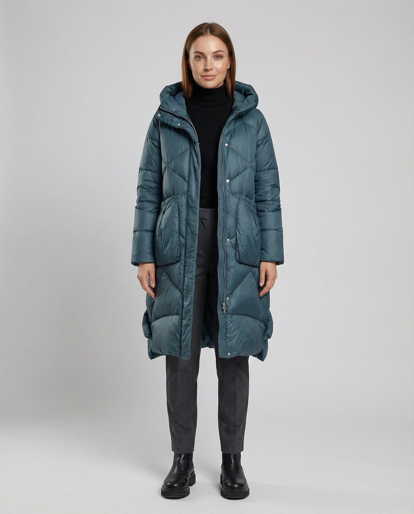 Dulcira | Casual Hooded Coat with Large Pockets for Women
