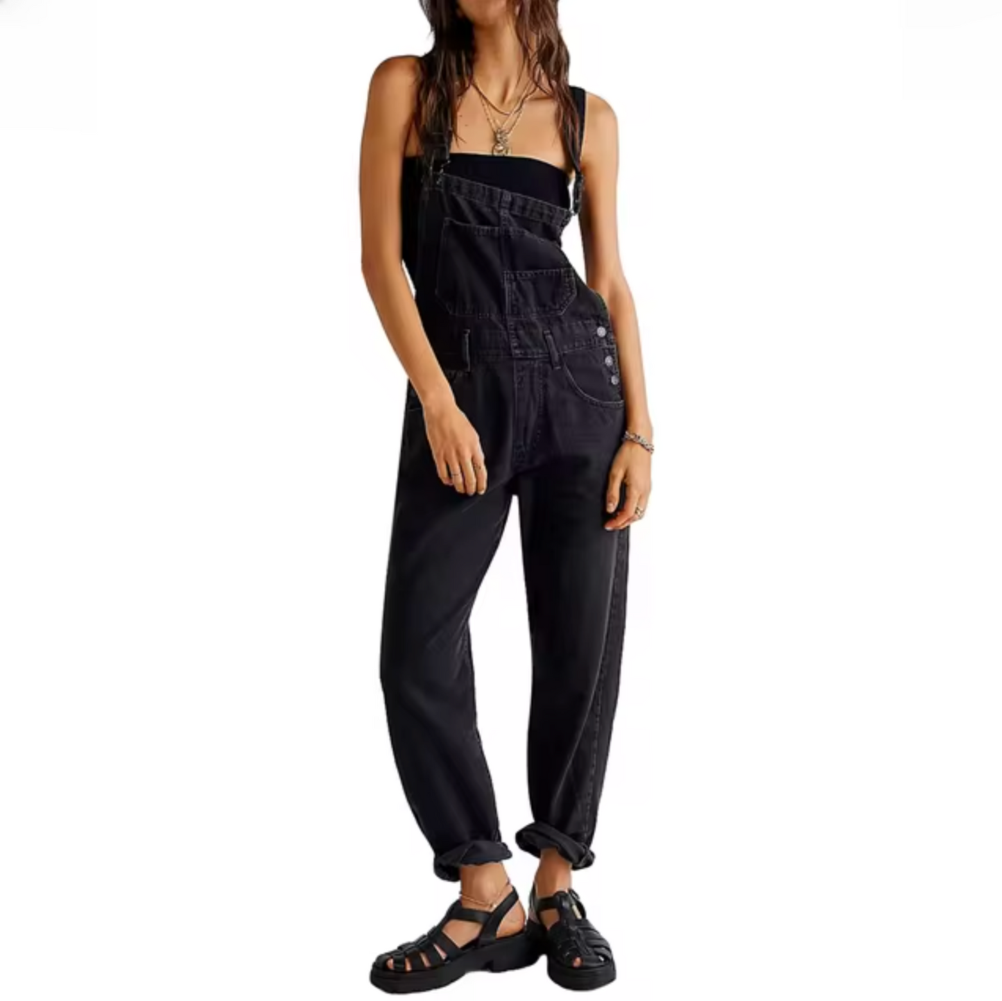 Dulcira | Classic Overalls with Adjustable Straps for Women