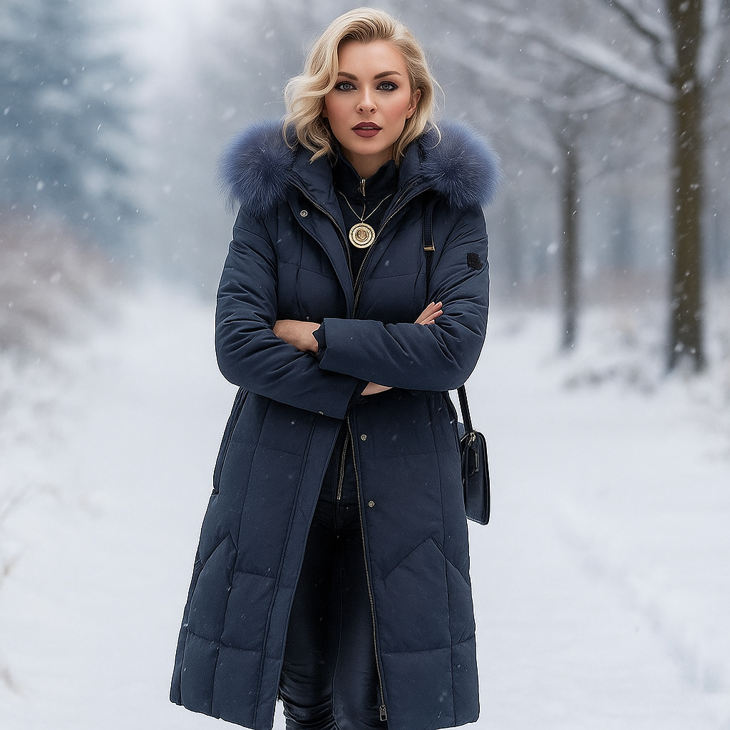 Dulcira | Long Padded Jacket with Hood
