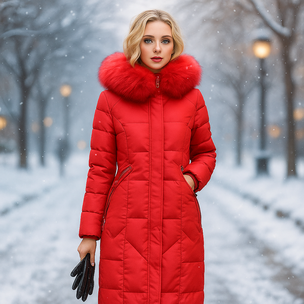 Dulcira | Long Padded Jacket with Hood