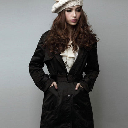 Dulcira | Faux Fur Lined Parka Hooded Parka Up To The Middle Of The Thigh
