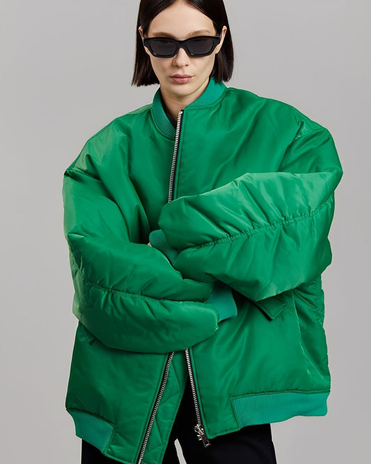 Dulcira | Casual Oversized Bomber Jacket for Women