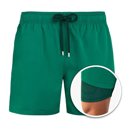 Dulcira | Men's 2 Layer Swim Shorts Stylish Swimwear for Men