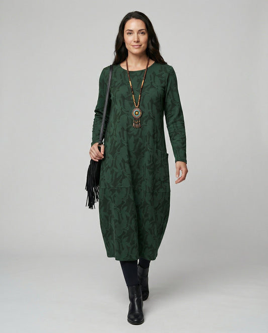 Dulcira | Long Sleeve Pocket Dress