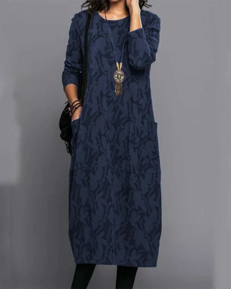 Dulcira | Long Sleeve Pocket Dress