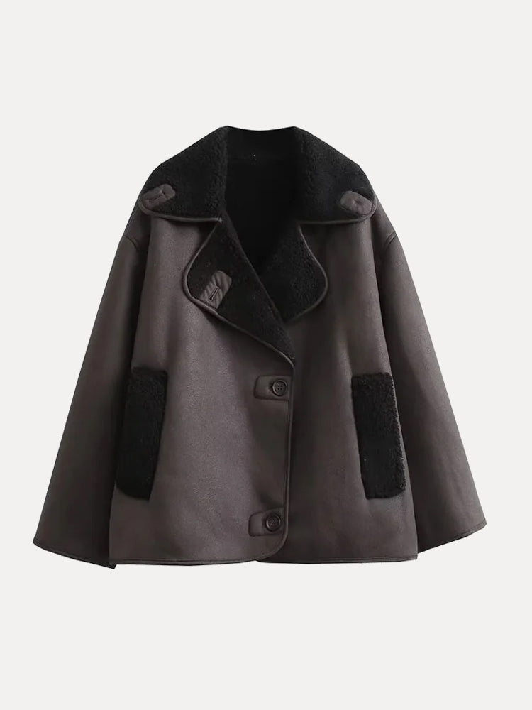 Dulcira | Oversized Ladies Jacket with Fur