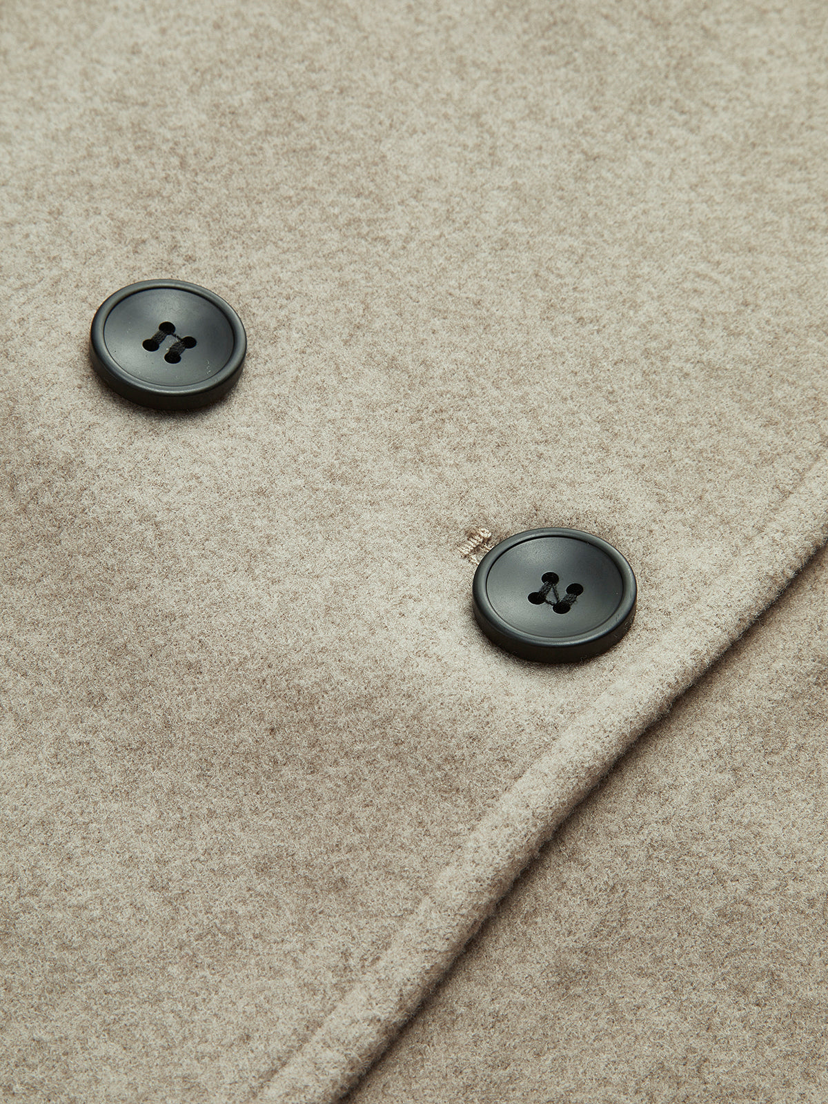 Dulcira | Button-Down-Jacket Women Short Beige Jacket with Modern Cut