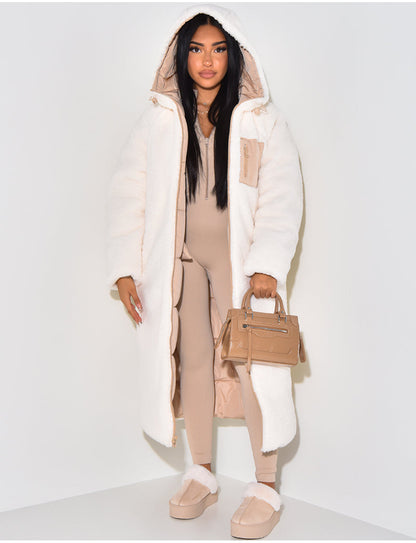 Dulcira | Long Jacket with Reversible Function