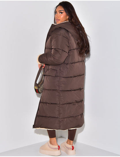 Dulcira | Long Jacket with Reversible Function