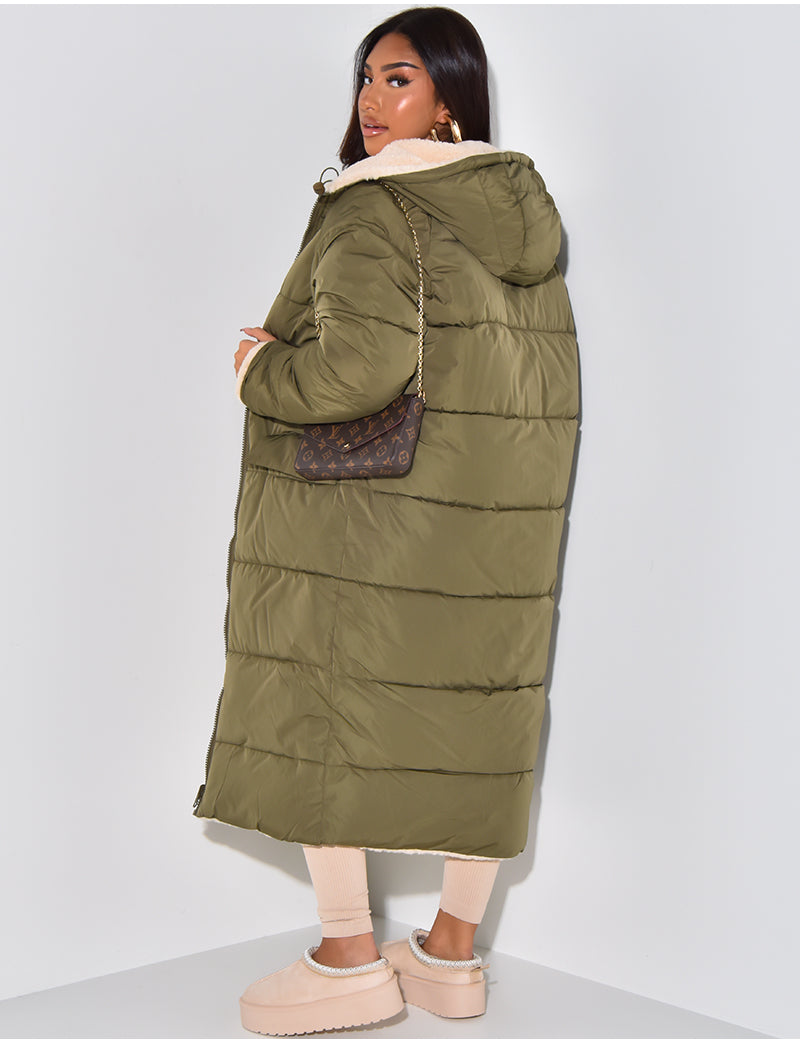 Dulcira | Long Jacket with Reversible Function