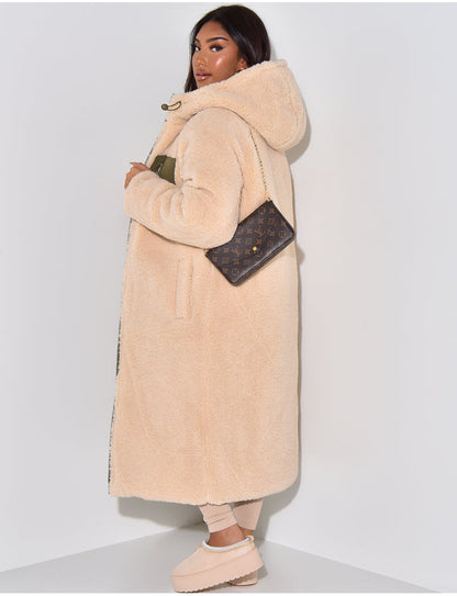 Dulcira | Long Jacket with Reversible Function