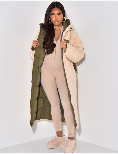 Dulcira | Long Jacket with Reversible Function