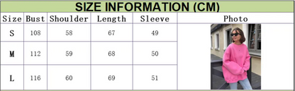 Dulcira | Women's Oversized Sweatshirt In Solid Color Design