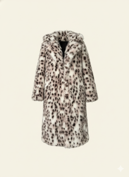 Ladies Luxurious Faux Fur Coat Dulcira