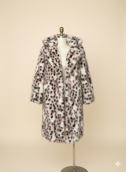 Ladies Luxurious Faux Fur Coat Dulcira