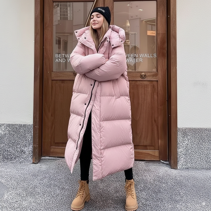 Dulcira | Padded Puffer Jacket Women Windproof with Hood