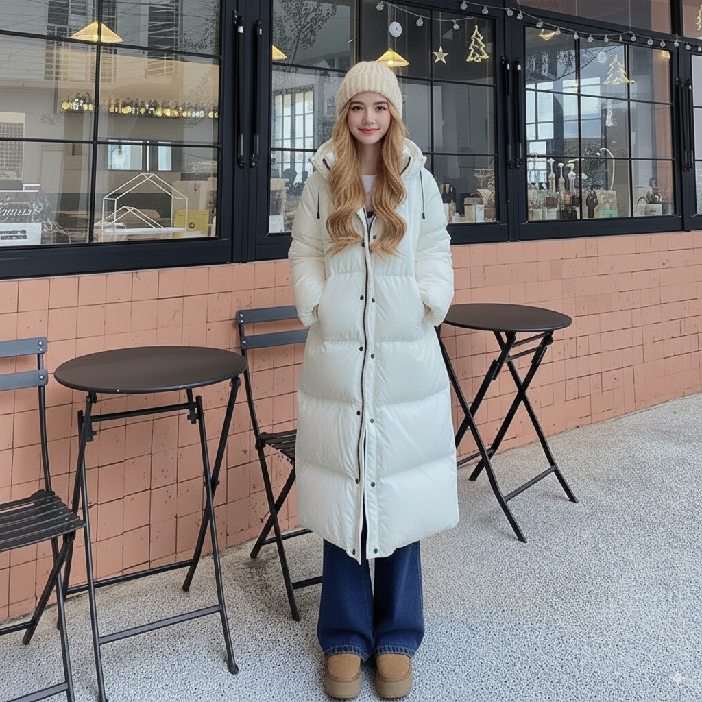 Dulcira | Padded Puffer Jacket Women Windproof with Hood