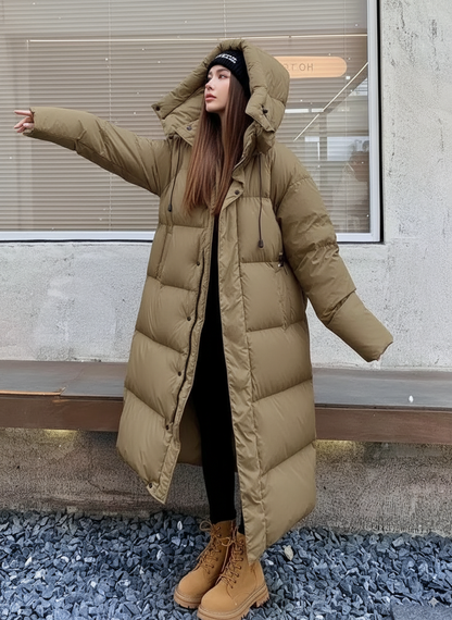 Dulcira | Padded Puffer Jacket Women Windproof with Hood