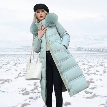 Dulcira | Luxurious Winter Coat with Faux Fur Collar
