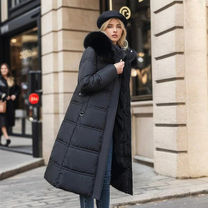 Dulcira | Luxurious Winter Coat with Faux Fur Collar