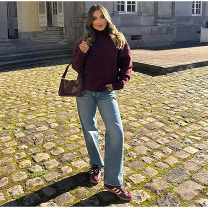 Dulcira | Women's Cozy Turtleneck Sweater