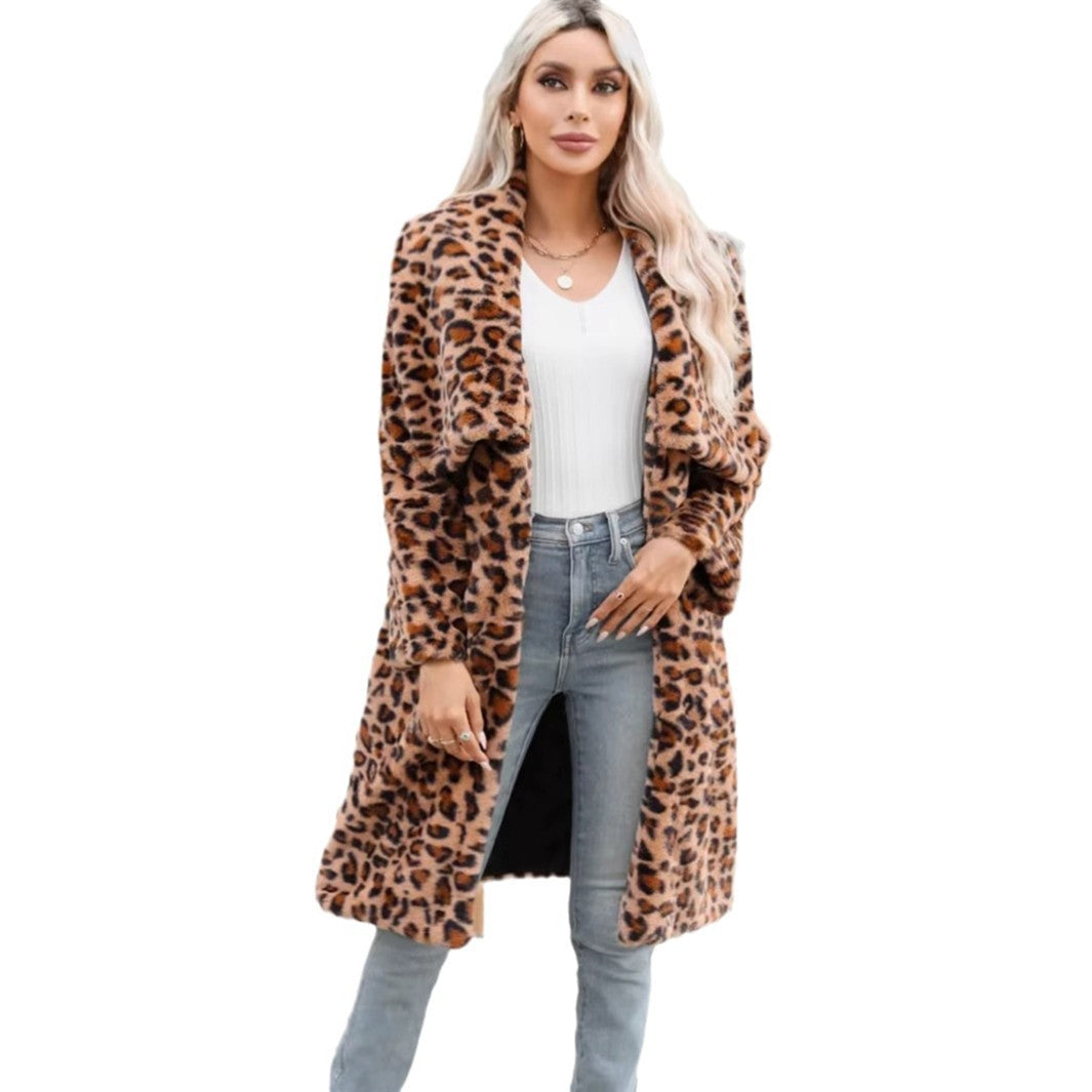 Dulcira | Women Long Leopard Pattern