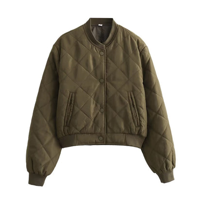 Dulcira | Women's Quilted Short Jacket with Practical Button Closure