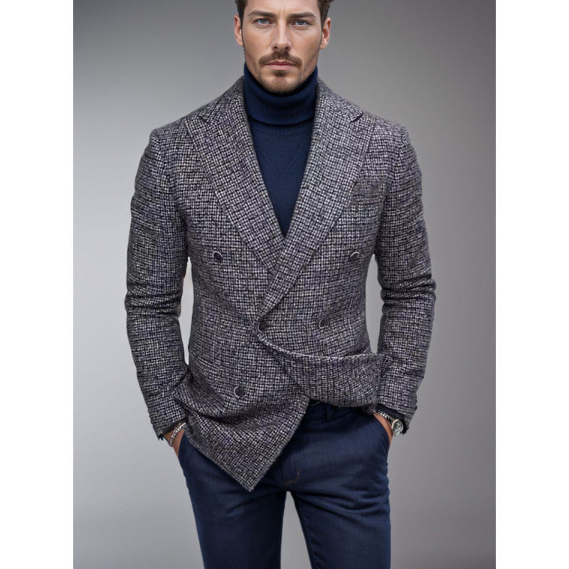 Men's Elegant Double-Breasted Blazer Dulcira