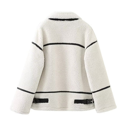 Dulcira | Women’s fleece jacket with high collar