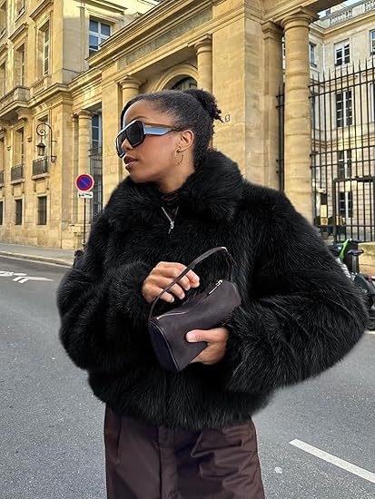 Women Designer Faux Fur Jacket