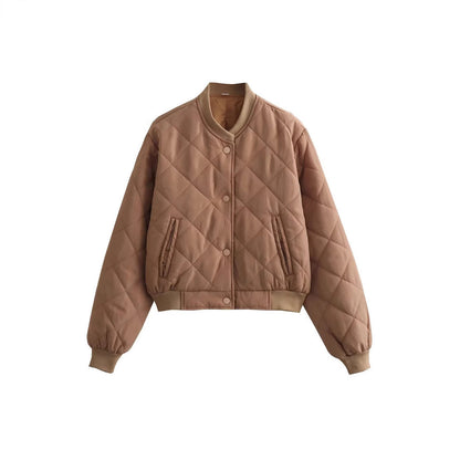 Dulcira | Women's Quilted Short Jacket with Practical Button Closure