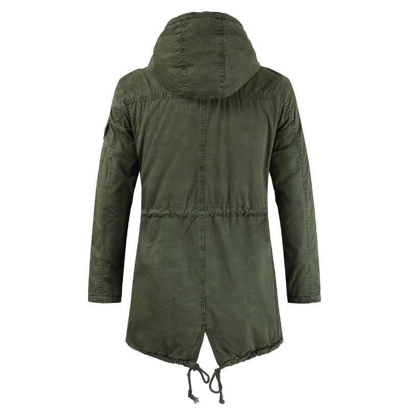 Men's Casual and Functional Parka Jacket with Hood and Practical Pockets Dulcira