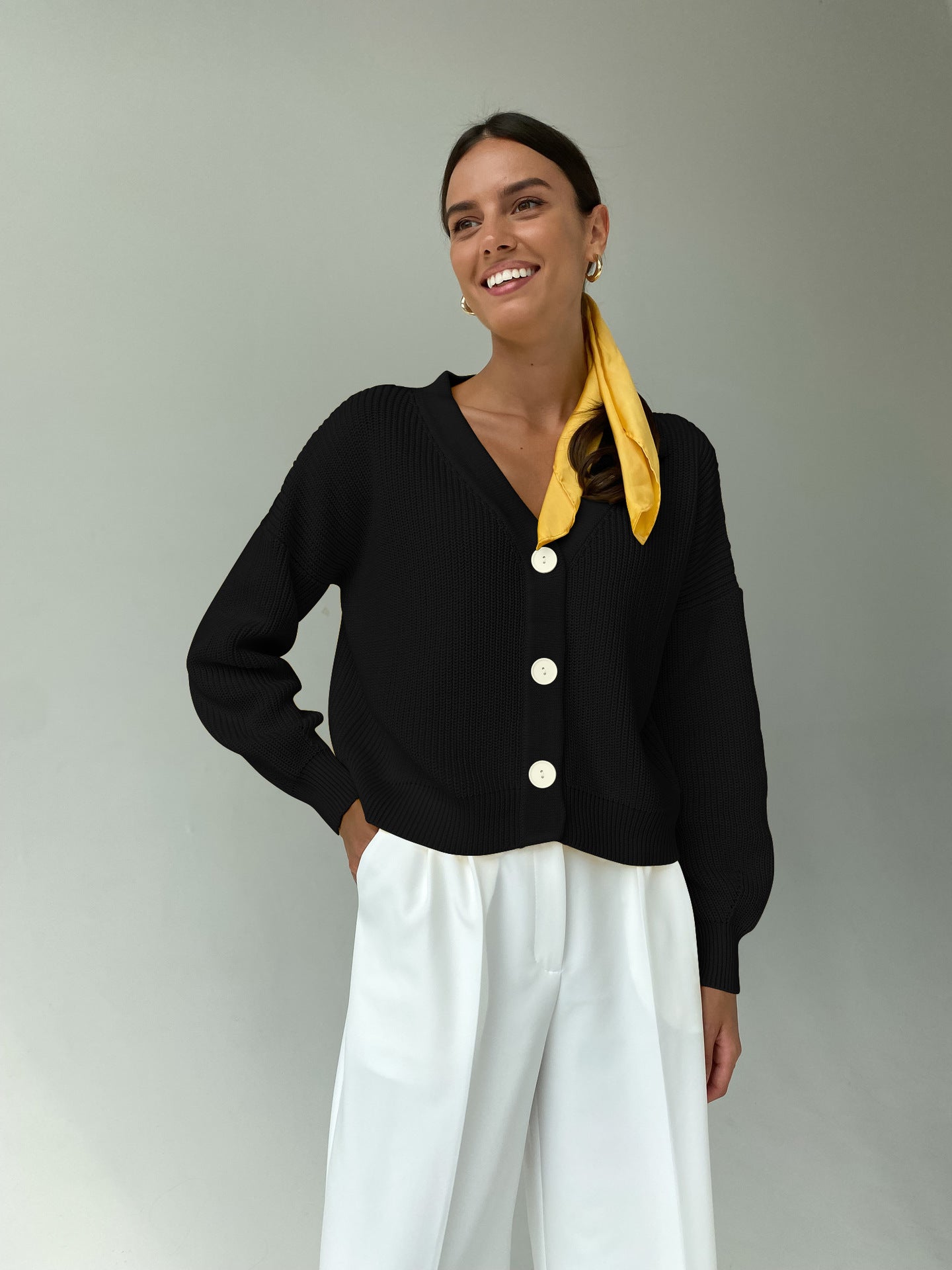 Dulcira | Women casual knit cardigan