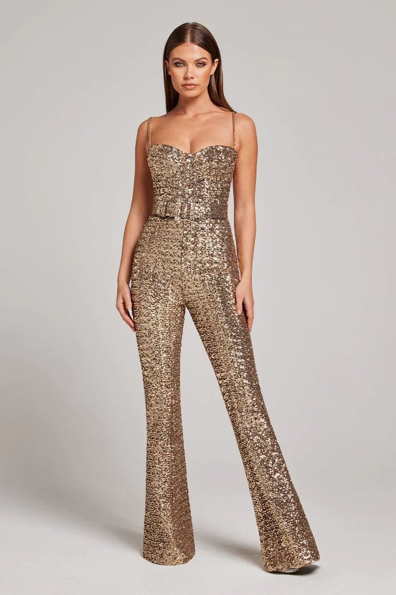 Dulcira | Glittering Jumpsuit with Sequins for Women