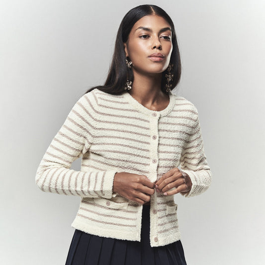 Dulcira | Women's Cardigan with Elegant Button Details and Casual Cut