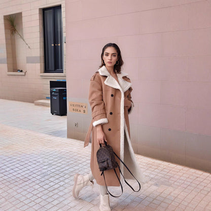 Dulcira | Women's Luxurious Oversized Coat with Soft Fleece Lining