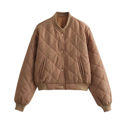 Dulcira | Women's Quilted Short Jacket with Practical Button Closure