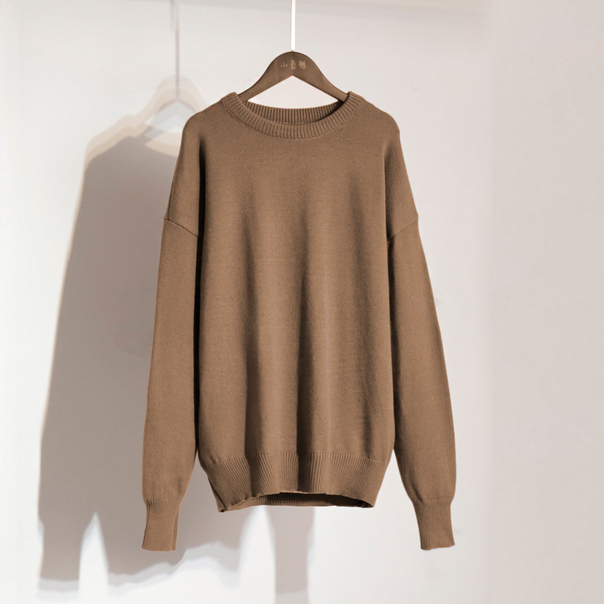 Dulcira | Women chunky knit sweater with loose fit and casual V-neck