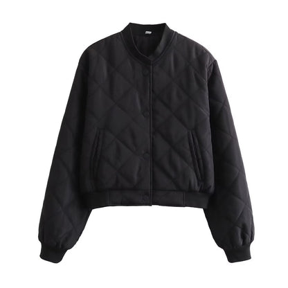 Dulcira | Women's Quilted Short Jacket with Practical Button Closure