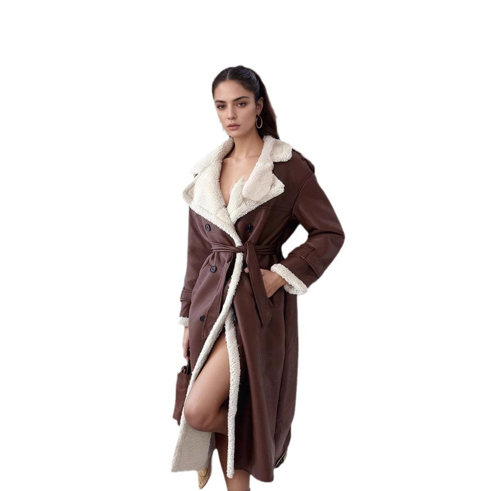 Dulcira | Women's Luxurious Oversized Coat with Soft Fleece Lining