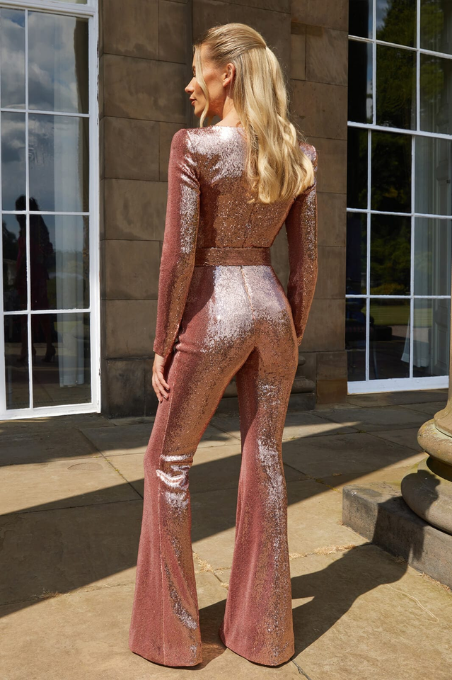Dulcira | Marissa Sequin Jumpsuit