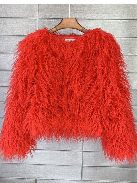 Dulcira | Women's Thick Warm Faux Fur Coat