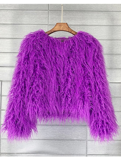 Dulcira | Women's Thick Warm Faux Fur Coat