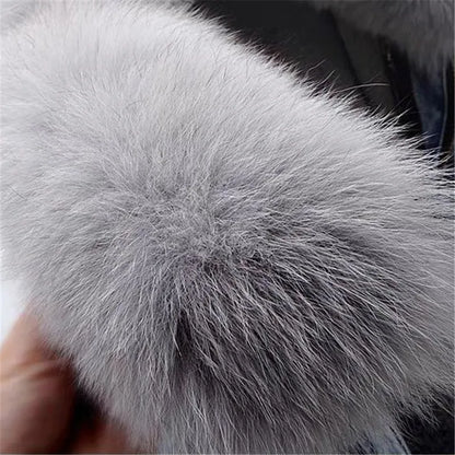 Dulcira | Denim Jacket with Faux Fur Collar